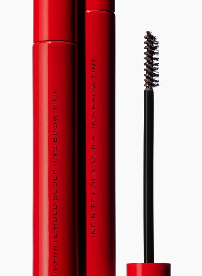 MAKE Beauty Infinite Hold Brow Tint. Brown Eyebrow Gel with Brush. Sculpt, Define, and Set Eyebrows - All-Day Wear - Image 5